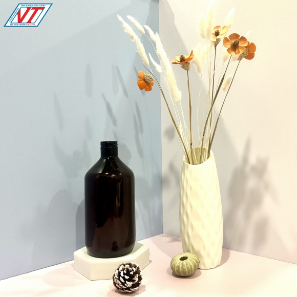 CHAI PET 800ML MÀU NÂU (MPN.D33.G68.800.NA01)